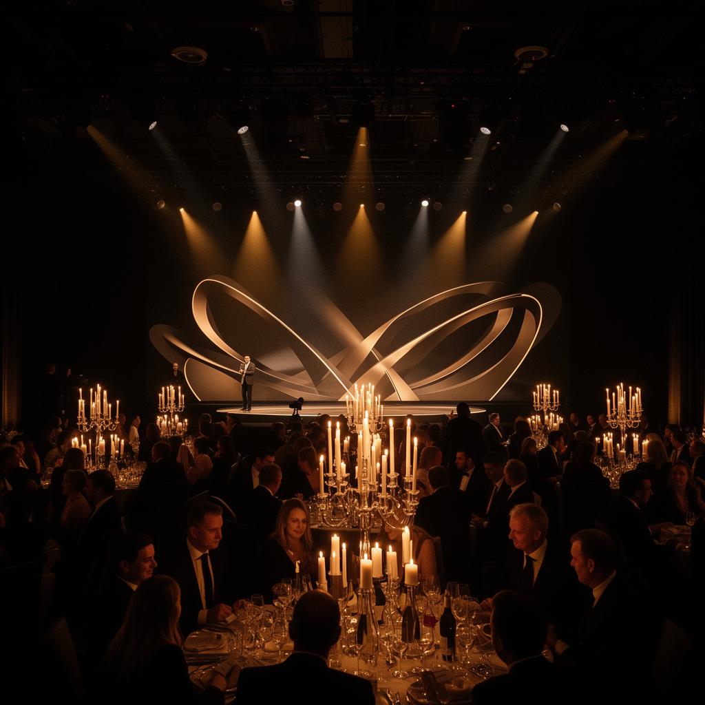 Corporate event stage